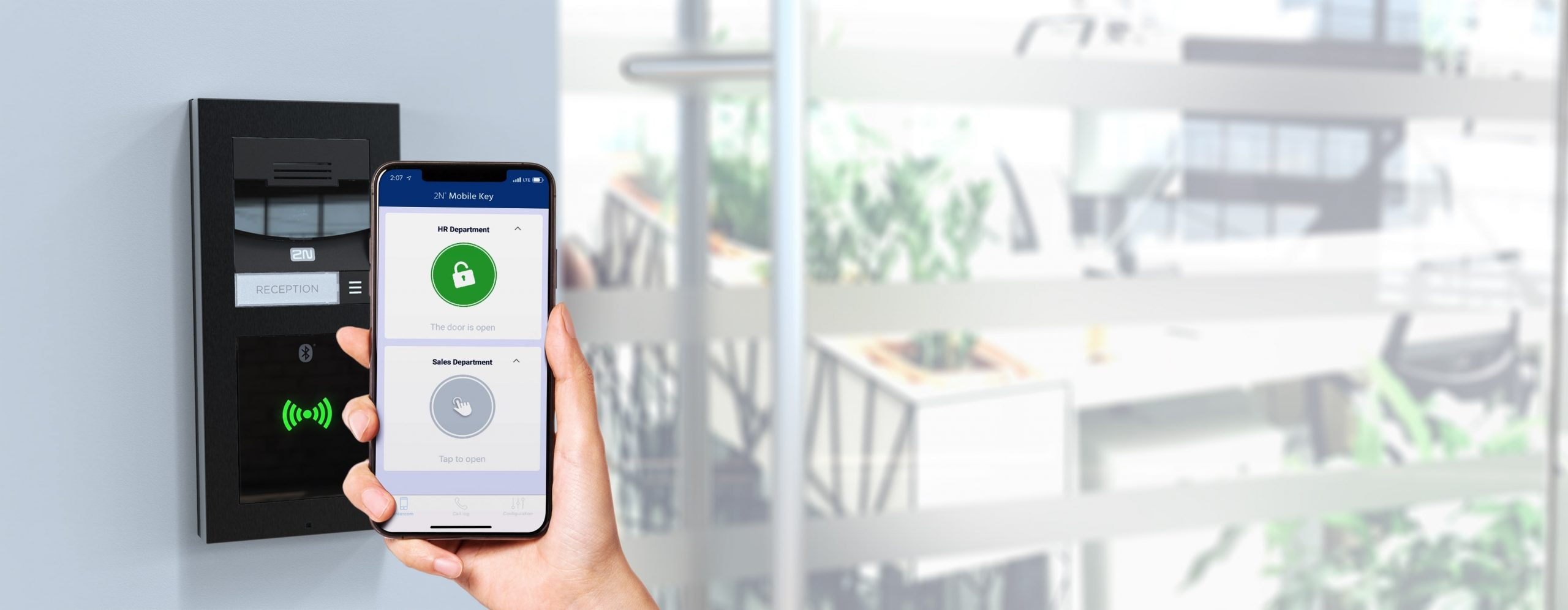 Modernisation d'un siège social : Du badge physique au smartphone (NFC)